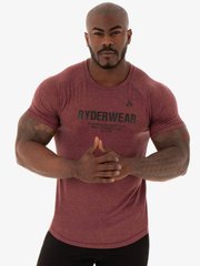 Спортивная мужская футболка  Focus T-Shirt (Burgundy) Ryderwear F-209 фото