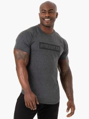Спортивная мужская футболка  IRON T-SHIRT (CHARCOAL) Ryderwear F-700 фото