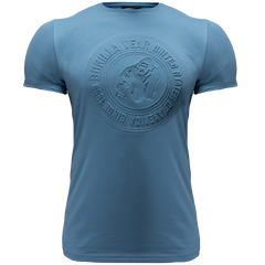 Мужская спортивная футболка San Lucas T-shirt (Blue) Gorilla Wear (USA) F-63 фото