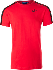 Спортивна чоловіча футболка Chester T-shirt (Red/Black) Gorilla Wear    F-93 фото