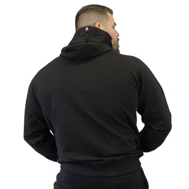 Спортивная мужская кофта Hoody "Tapered" (black) Brachial HS-343 фото