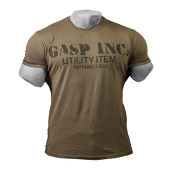 Спортивная мужская футболка Basic utility tee (Wash green) Gasp F-796 фото