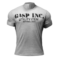 Спортивная мужская футболка Basic utility tee (Greymelange) Gasp F-642 фото